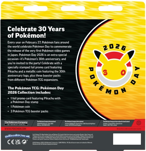Pokemon TCG: 2026 Pokemon Day Collection