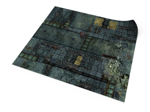 PLAYMATY Upadłe Miasto 36" x 36" - Materiał : Mata latexowa dwustronna