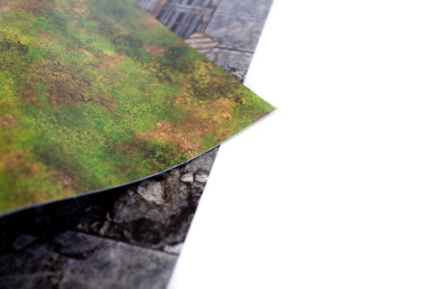 PLAYMATY Upadłe Miasto 36" x 36" - Materiał : Mata latexowa dwustronna