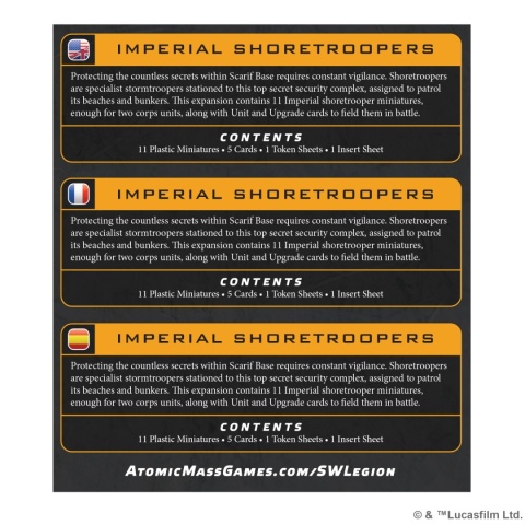 Star Wars Legion 2.0: Imperial Shoretroopers