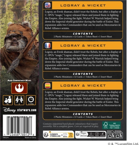 Star Wars Legion 2.0: Logray & Wicket Commander Expansion
