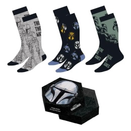 Star Wars: The Mandalorian Socks 3-Pack Mandalorian - skarpetki [38-45]