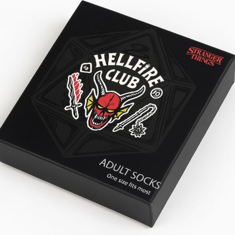 Stranger Things Socks 3-Pack 38-45 Hellfire Club - skarpetki [38-45]