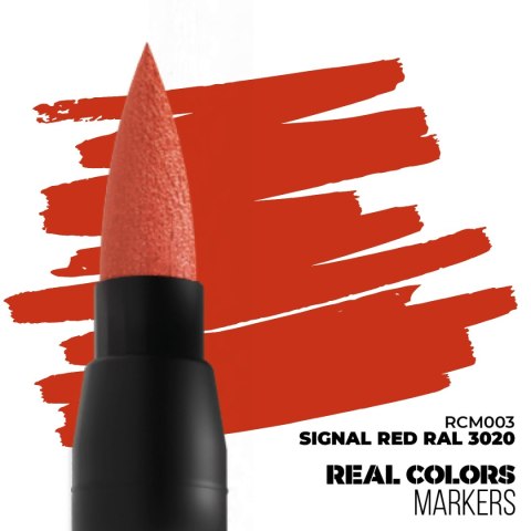AK Interactive: Real Colors Markers - RCM003 - Signal Red RAL 3020