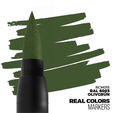 AK Interactive: Real Colors Markers - RCM015 - RAL 6003 Olivgrün