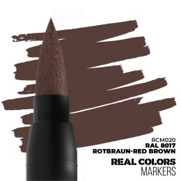 AK Interactive: Real Colors Markers - RCM020 - RAL 8017 Rotbraun-Red Brown