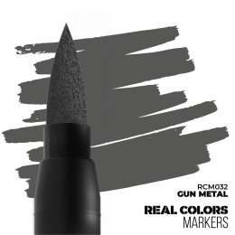 AK Interactive: Real Colors Markers - RCM032 - Gun Metal