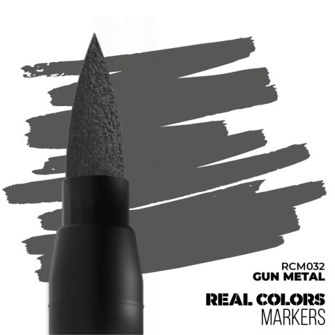 AK Interactive: Real Colors Markers - RCM032 - Gun Metal
