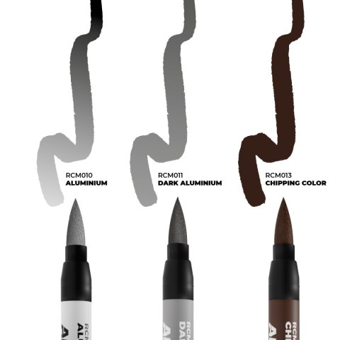 AK Interactive: Real Colors Markers - RCM105 - Set - Chipping (3)
