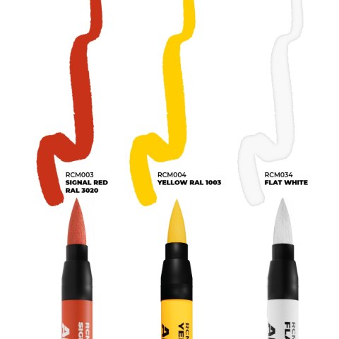 AK Interactive: Real Colors Markers - RCM106 - Set - Tactical Markings (3)