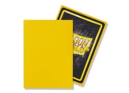 Dragon Shield Matte Sleeves Standard Size - Yellow (100)