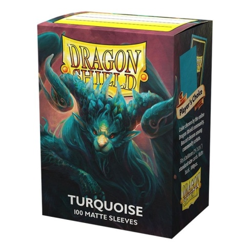 Dragon Shield Matte Sleeves Standard Size - Turquoise (100)