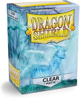Dragon Shield Matte Sleeves Standard Size - Clear (100)