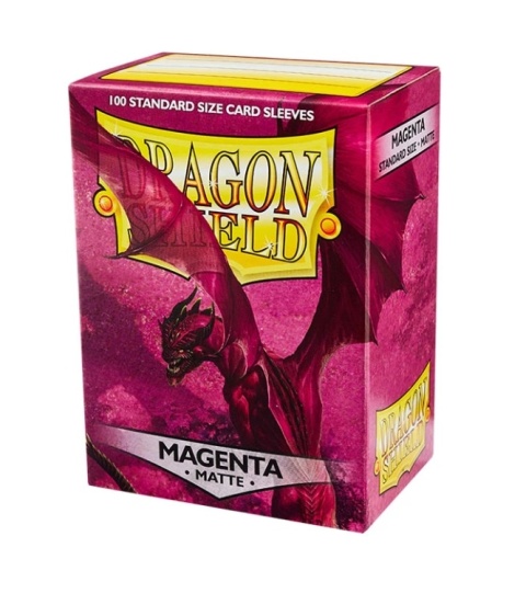 Dragon Shield Matte Sleeves Standard Size - Magenta (100)