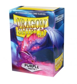 Dragon Shield Matte Sleeves Standard Size - Purple (100)
