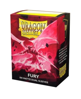 Dragon Shield Matte Sleeves Standard Size - Fury (100)