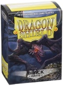 Dragon Shield Matte Sleeves Standard Size - Black (100)