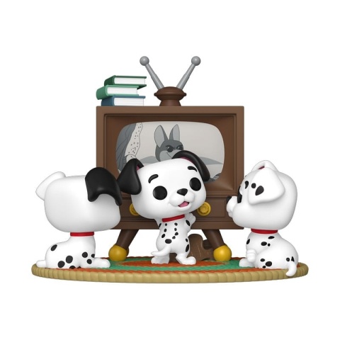 Funko POP Moment: 101 Dalmatians - Rolly, Patch & Lucky with TV