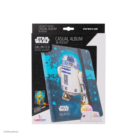Gamegenic: Star Wars Unlimited Card Game - 18-Pocket Album - C-3PO/R2-D2