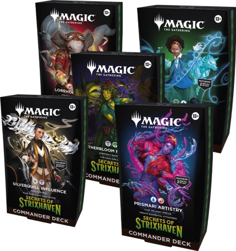Magic the Gathering: Secrets of Strixhaven - Commander Deck - Display (5)