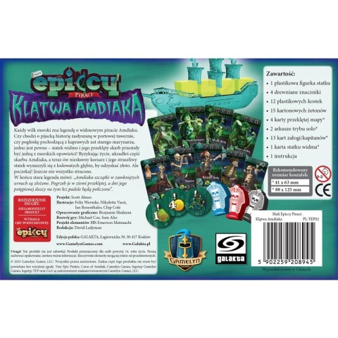 Mali epiccy piraci: Klątwa Amdiaka