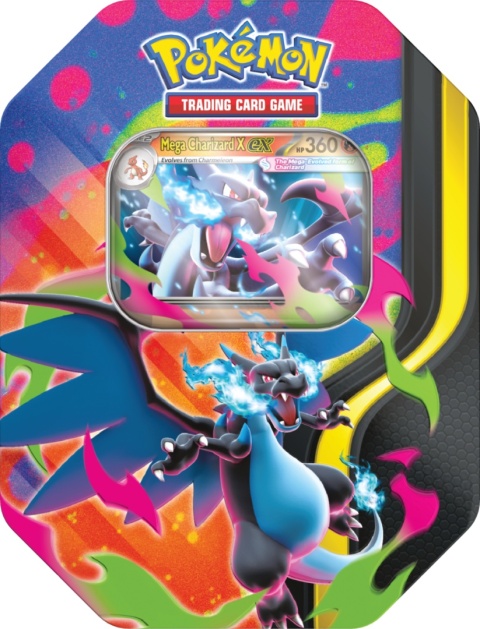 Pokémon TCG: Mega Charizard Tin - Mega Charizard Display (6)