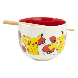 Pokemon - miska na ramen z pałeczkami 500ml