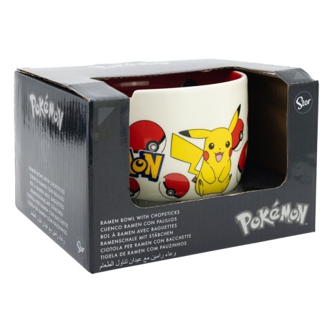 Pokemon - miska na ramen z pałeczkami 500ml