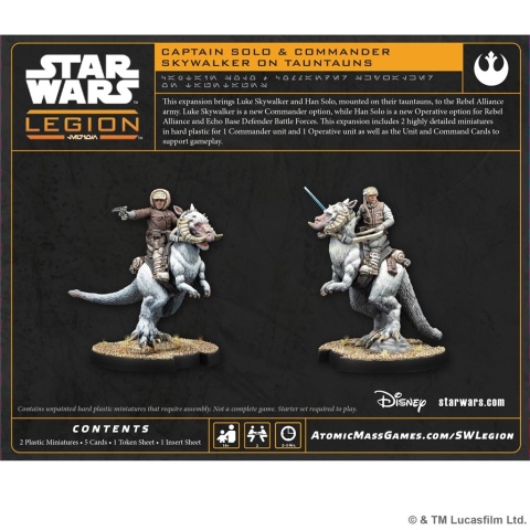 Star Wars Legion 2.0: Captain Solo & Luke Skywalker on Tauntaun