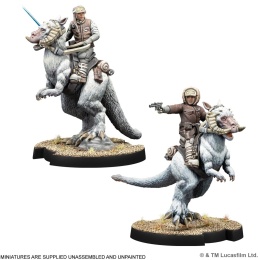 Star Wars Legion 2.0: Captain Solo & Luke Skywalker on Tauntaun