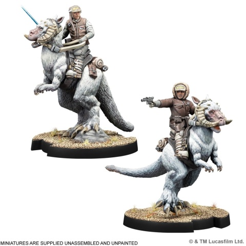Star Wars Legion 2.0: Captain Solo & Luke Skywalker on Tauntaun