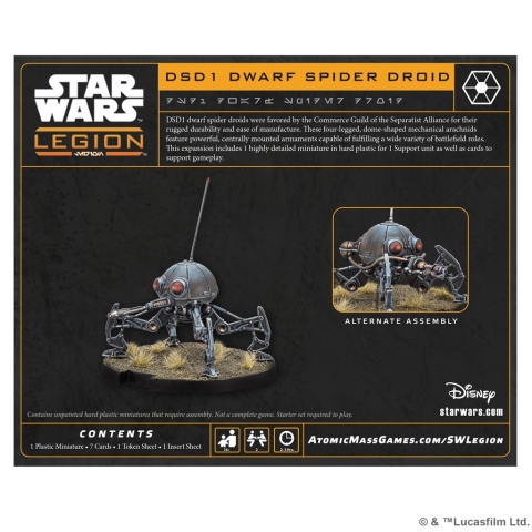Star Wars: Legion 2.0 - DSD1 Dwarf Spider Droid