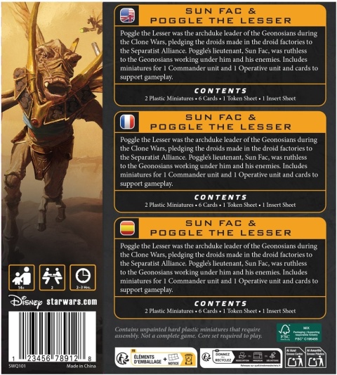 Star Wars Legion 2.0: Sun Fac & Poggle the Lesser