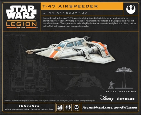 Star Wars Legion 2.0: T-47 Airspeeder