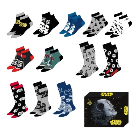 Star Wars Socks 12-Pack - skarpetki [38-45]