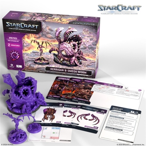 StarCraft: Kerrigan & Omega Worm - Zerg - Hero Expansion Set