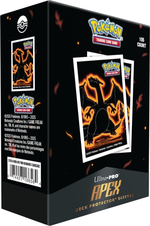 Ultra Pro: Pokémon - Apex Deck Protector Sleeves - Neon Kanto - Charizard