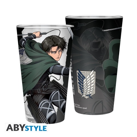 ATTACK ON TITAN Levi - szklanka 400ml