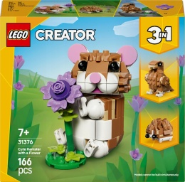 LEGO CREATOR 3w1 Uroczy chomik z kwiatkiem