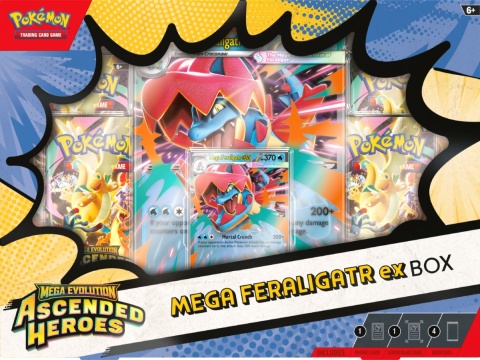 Pokemon TCG: Ascended Heroes - Feraligatr ex Box (1)