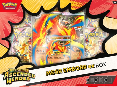 Pokemon TCG: Ascended Heroes - Emboar ex Box (1)