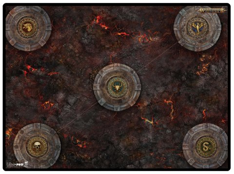 Ultra Pro: Warhammer Battle Mat - Spearhead - Fire & Jade - A
