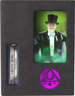 Gamegenic: Arkham Horror - Investigator Deck Tome - Mystic (Black-Purple)