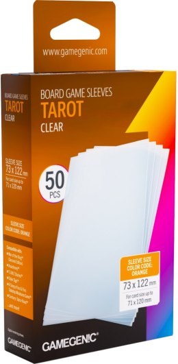 Gamegenic: Board Game Sleeves - Tarot (73x122 mm) - Clear - 50 sztuk