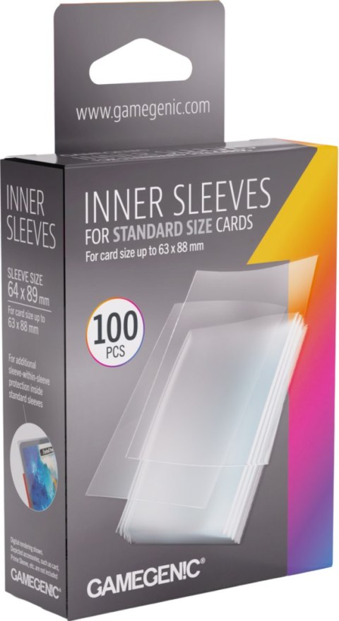 Gamegenic: Inner Sleeves Standard (64x89 mm) 100 sztuk