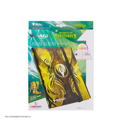 Gamegenic: Magic the Gathering - Secrets of Strixhaven - Casual Album 18-Pocket - Silverquill