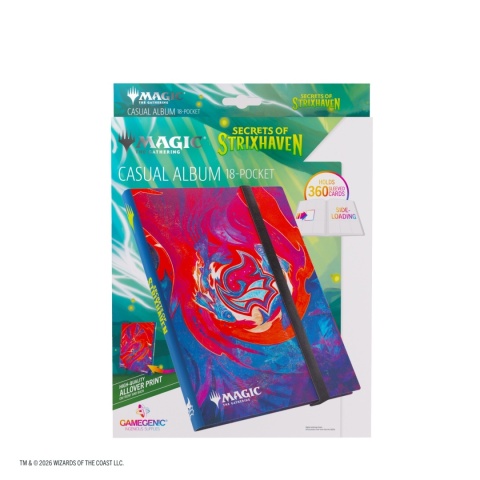 Gamegenic: Magic the Gathering - Secrets of Strixhaven - Casual Album 18-Pocket - Prismari