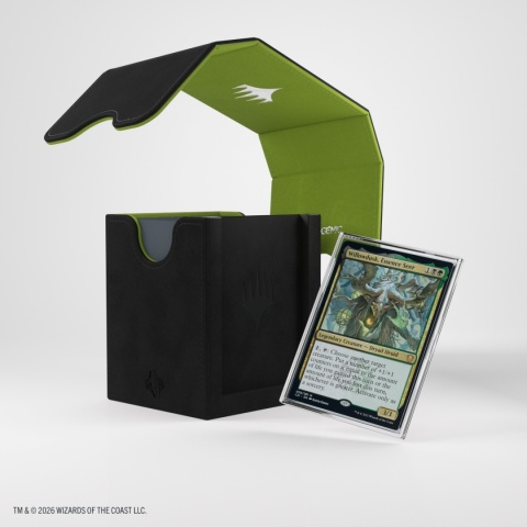 Gamegenic: Magic the Gathering - Secrets of Strixhaven - Squire PLUS 100+ XL Black/Green