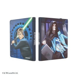 Gamegenic: Star Wars Unlimited - Ashes of the Empire - Zip-Up Album 18-Pocket - Jedi Luke Skywalker & Emperor Palpatine