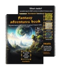 Księga RPG: Fantasy Adventures Book A4 (heksagonalna)